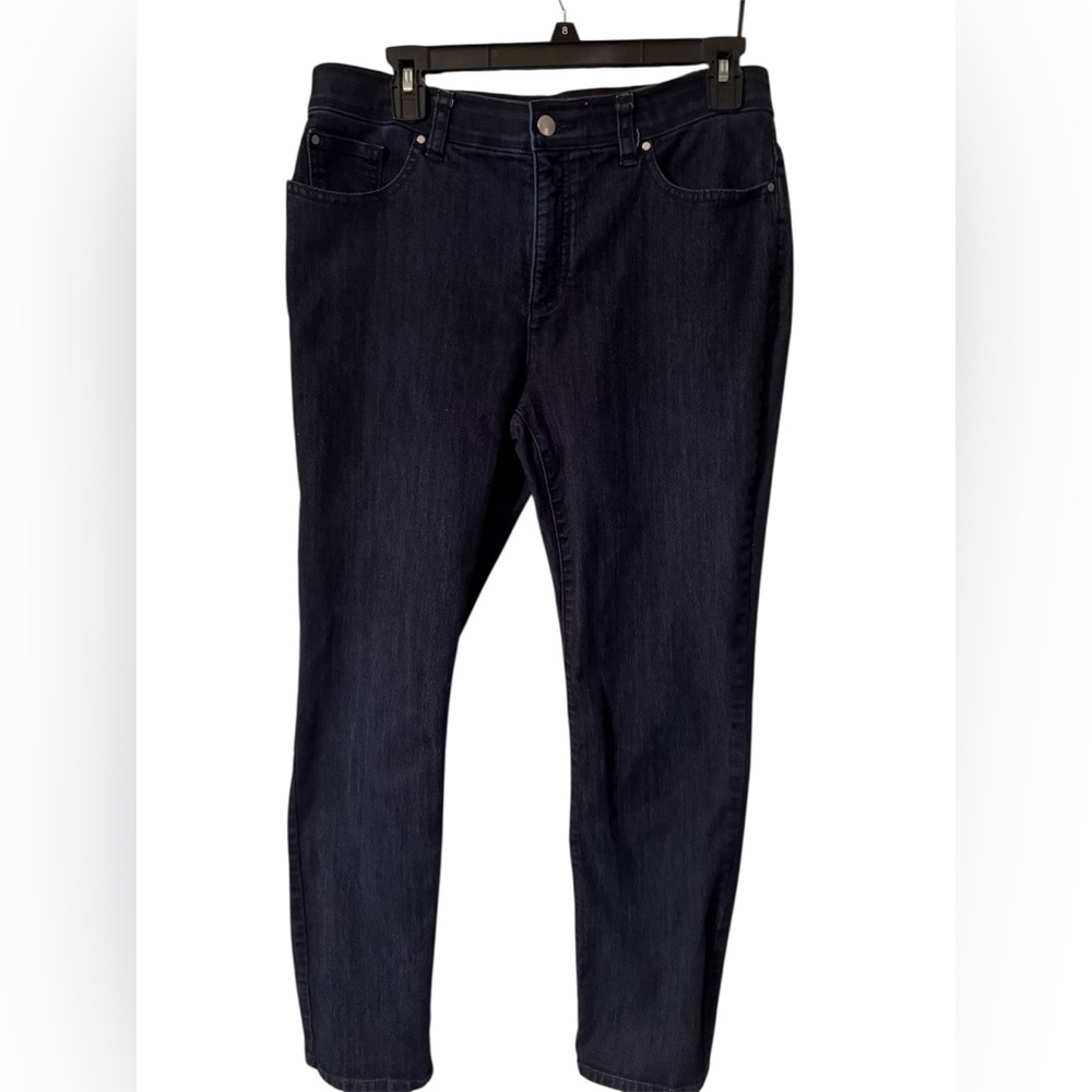 Chicos dark navy .05 fabulous slimming Women's Jeans